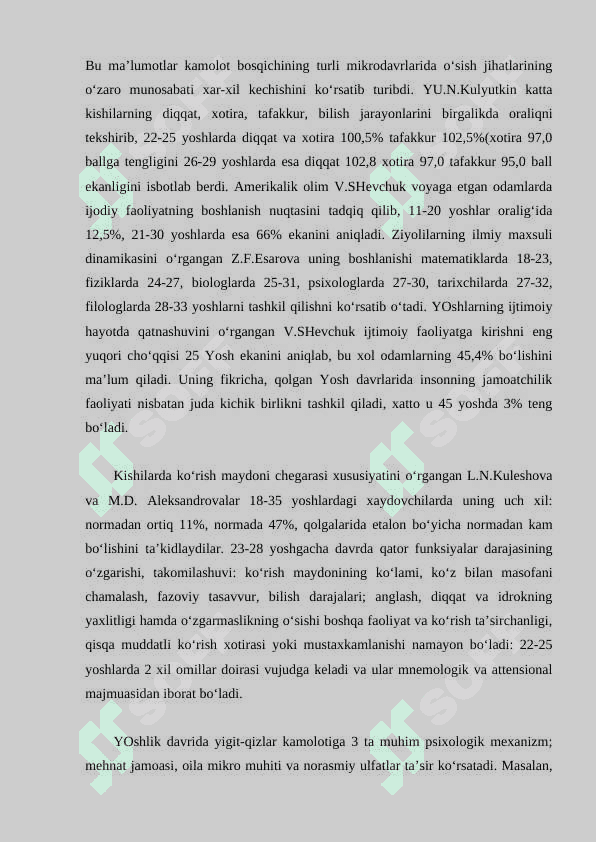 O'rta yetuklik davrining o'ziga xos xususiyatlari 4