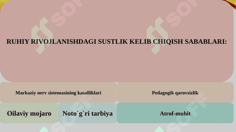 Ruhiy rivojlanishi sustlashgan bolalar psixologiyasi 4