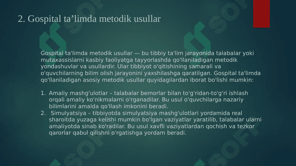 Mavzu: Imkoniyati cheklangan bolalarni inklyuziv ta’lim jarayonida o’qitishda individual dasturlarni tuzish, metodik va didaktik ta’minotini yaratish 7
