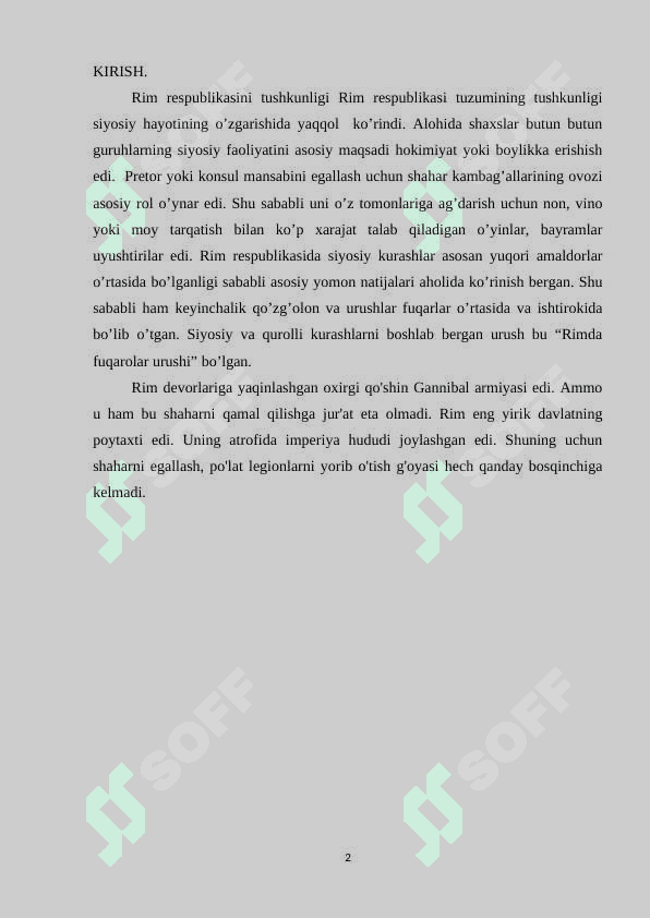 Rim Respublikasida ijtimoiy-siyosiy kurash 2
