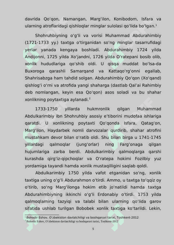 Qo`qon xonligi 5