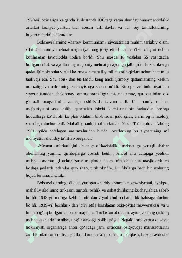 YANGI IQTISODIY SIYOSAT VA UNING OQIBATLARI 4