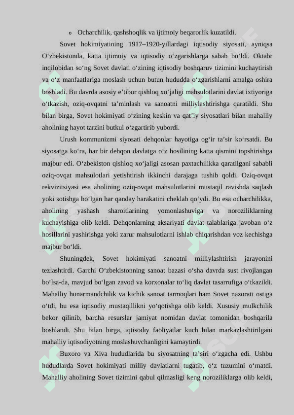 YANGI IQTISODIY SIYOSAT VA UNING OQIBATLARI 7