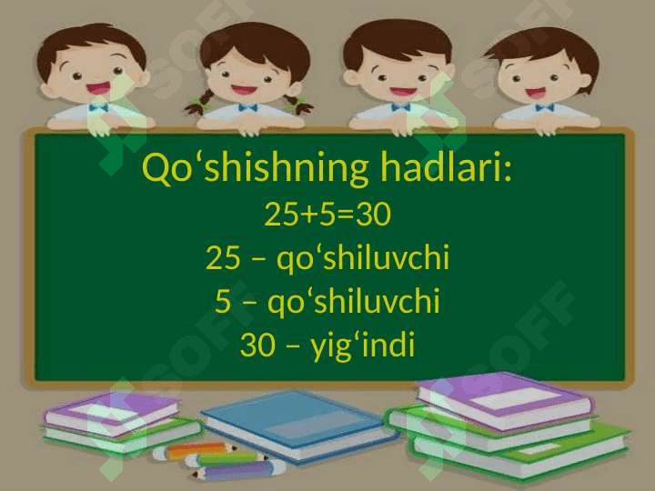 “ 100 ichida sonlarni xonadan o‘tib qo‘shish usullari” 6