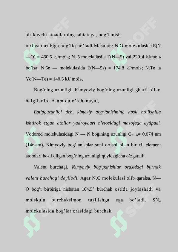 Kimyoviy bog’lanish 5