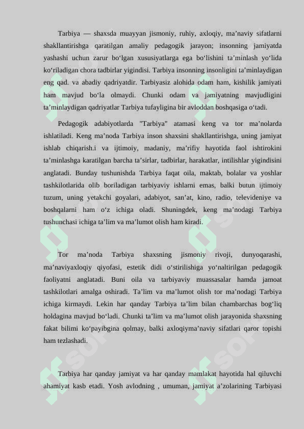 Tarbiya tizimiga pedagogik yondashuv. 2