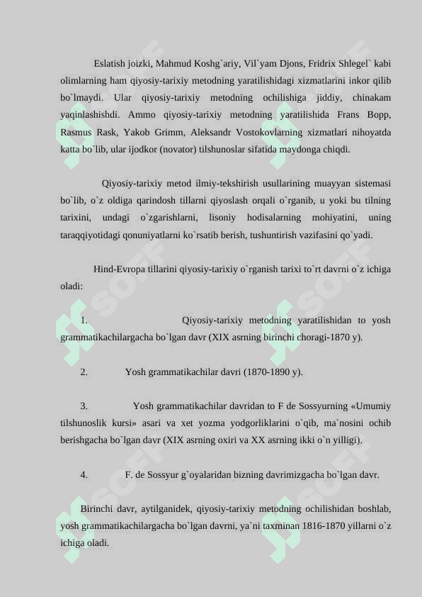 QIYOSIY – TARIXIY TILSHUNOSLIK 4