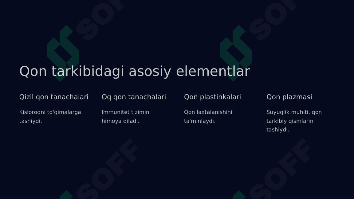 Qon biokimyosi 3