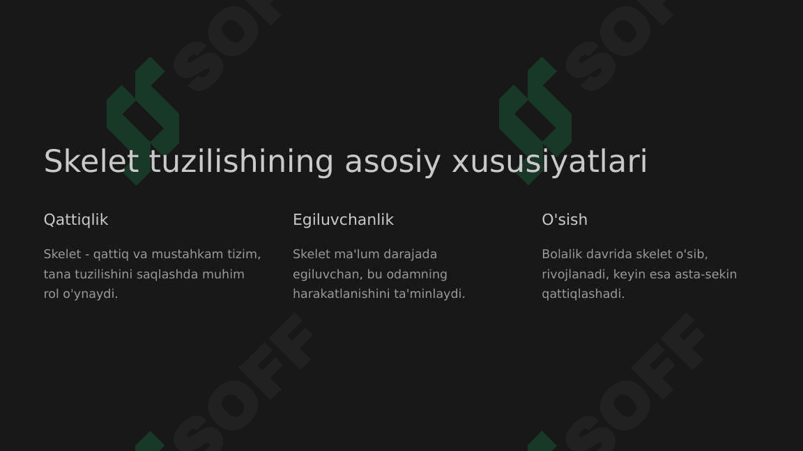 Yoshga qarab skelet anatomiyasi o'zgarishi 3
