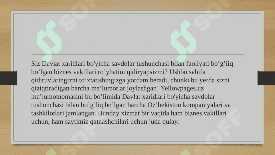 Toshkent Mirobod tumani Davlat xaridlari 3