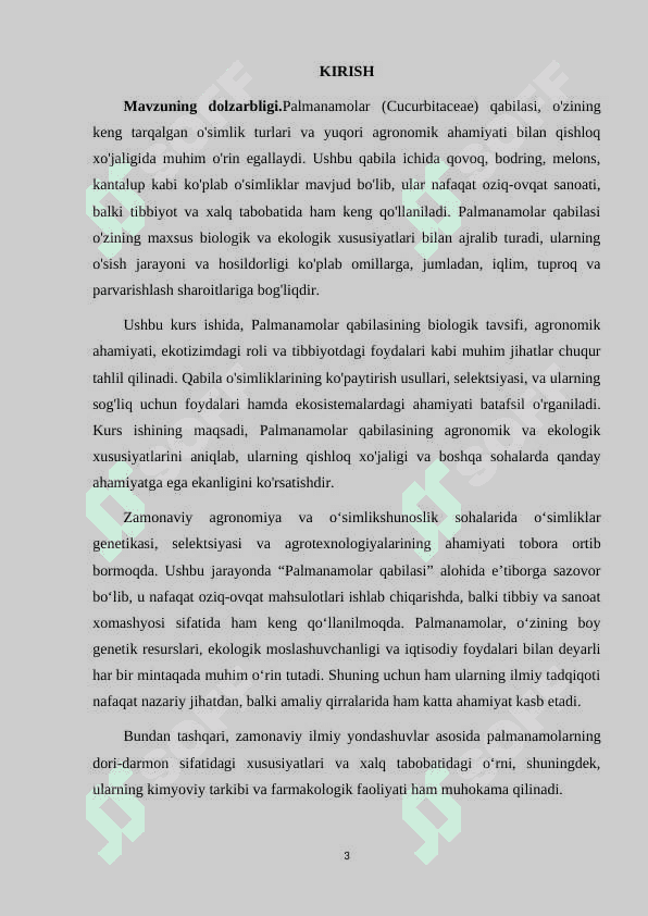 PALMANAMOLAR QABILASI 3