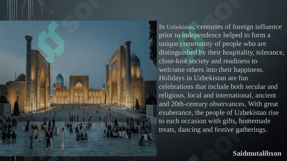 Public Holidays in Uzbekistan 2