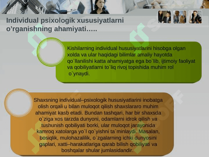 Shaxsning individual - tipologik xususiyatlari 5