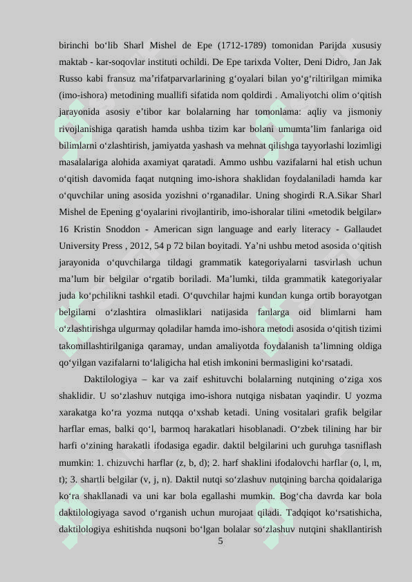 Eshitishda nuqsoni bor bolalarni nutqini rivojlantirish 5