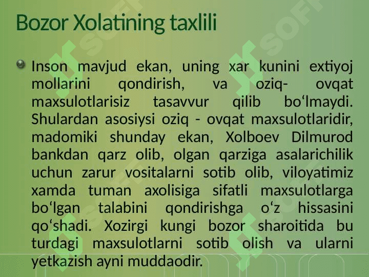 Asalarichilik biznes rejasi 7
