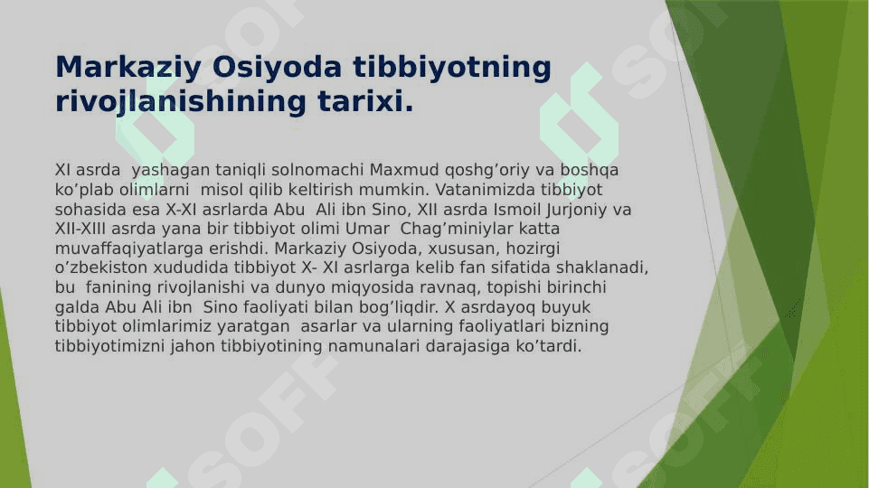 Qadimgi O‘rta Osiyo tibbiyot tarixi 4
