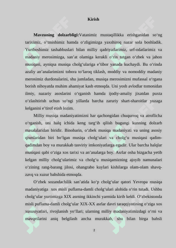 O‘zbek xalq cholg‘ularida professional ta’limning yuzaga kelishi 2