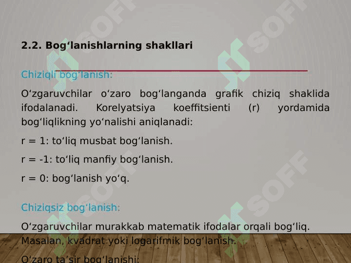 Hodisalar o‘rtasidagi bog‘lanishlar turlari va shakllari 4