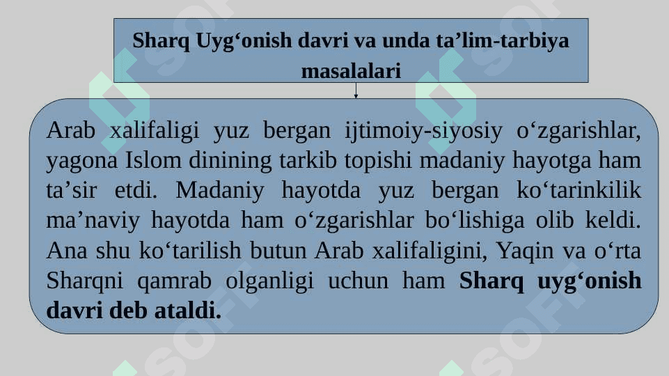 SHARQ UYG‘ONISH DAVRIDA PEDAGOGIK FIKRLARNING RIVOJLANISHI. 2
