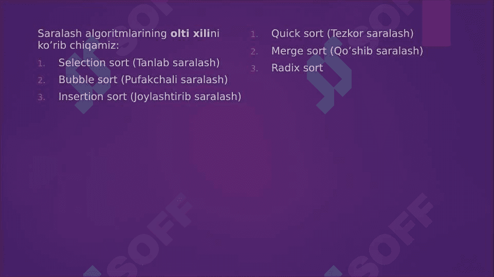 DARAXTSIMON SARALASH VA UNING TAHLILI 3