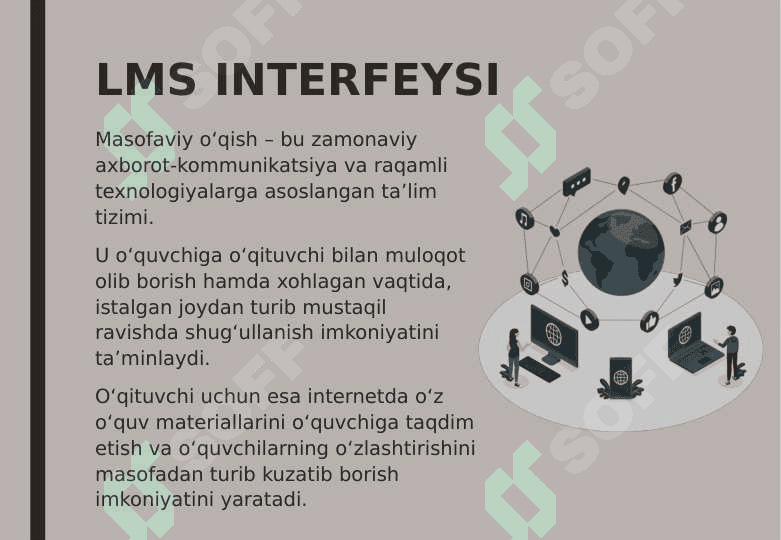 LMS (LEARNING MANAGEMENT SYSTEMS – TA’LIMNI BOSHQARUV TIZIMLARI) 7