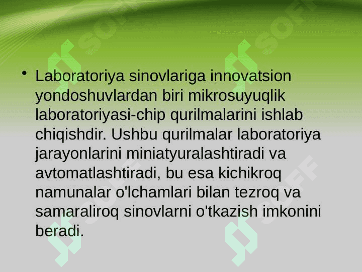 LABORATORIYA TEKSHIRUVLARIGA INOVATSION YONDASHUV 3