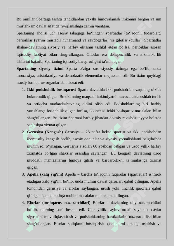 Sparta quldorlik davlati 5