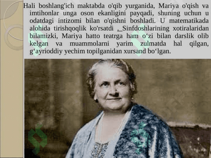 Mariya Montessori maktabi 3