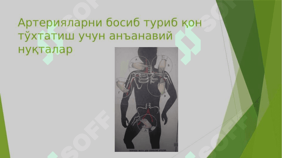 Qon ketishini to’xtatish usullari 6