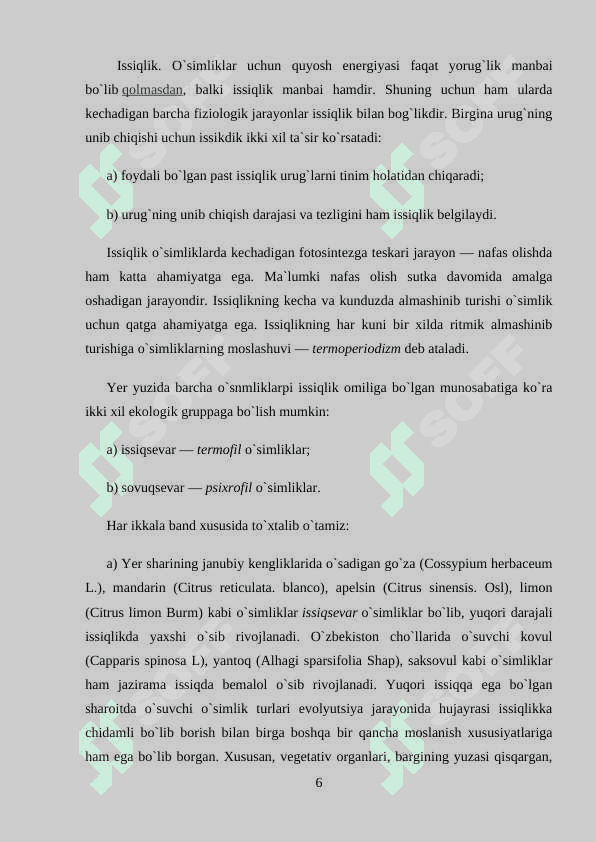 Hayvonlarning o`simliklarga ta`siri 6