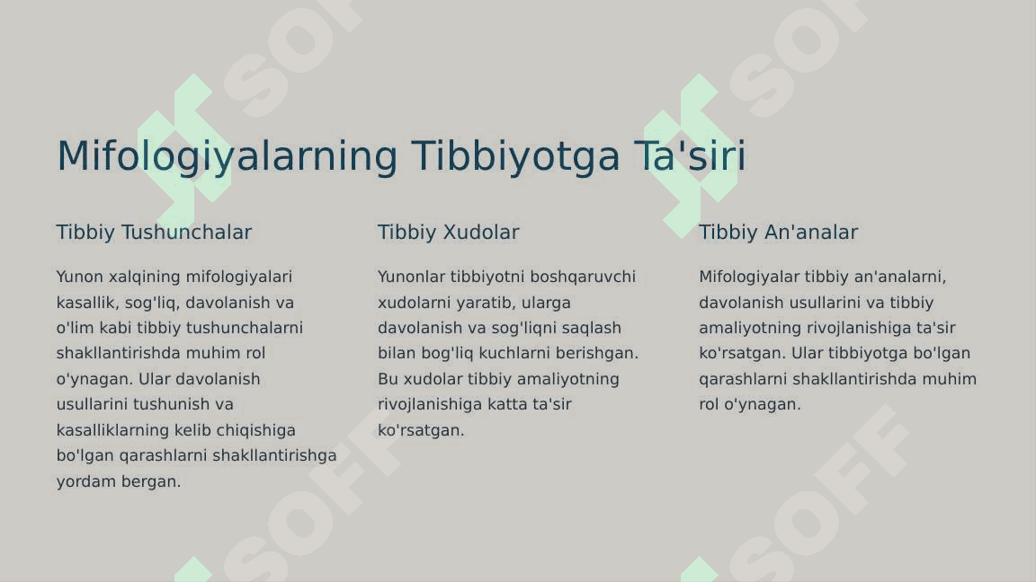 Tibbiyotda lotin - yunon mifologiyalari 3