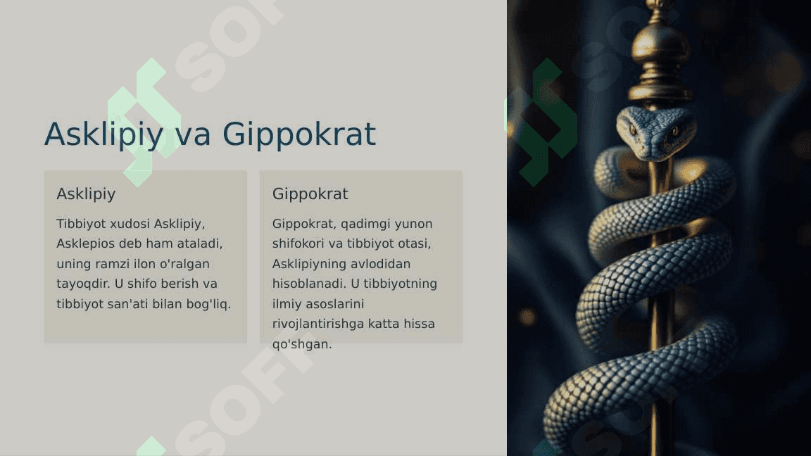 Tibbiyotda lotin - yunon mifologiyalari 4