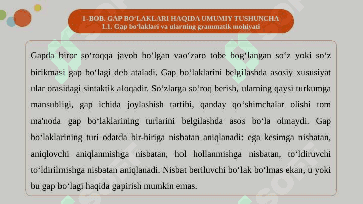 Gap boʻlaklari 6