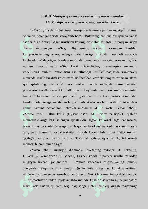 Musiqiy saxnaviy janrlar 6