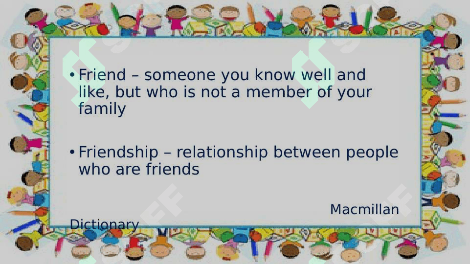 FRIENDS AND RELATIONSHIP 2