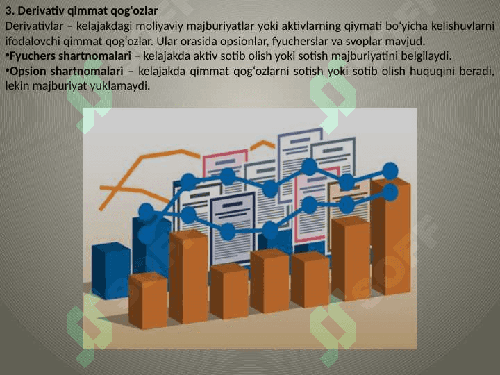 Qimmat qog’ozlar bozori tushunchasi 8