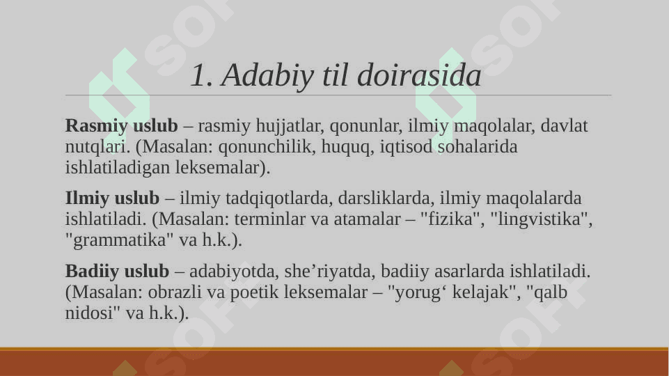 Leksemalarning ishlatilish doirasi 3