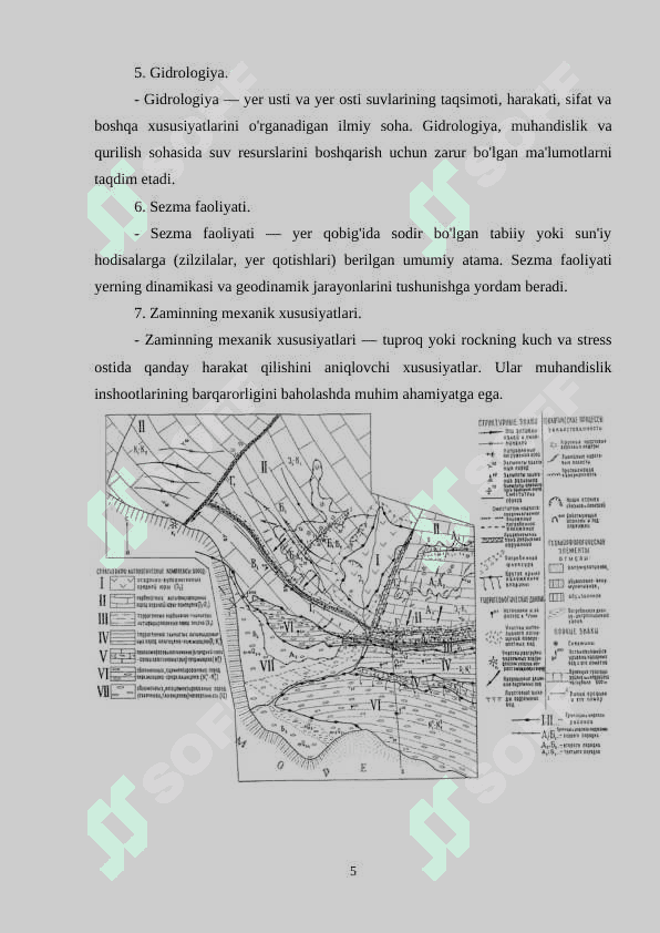 Injiner-geologik sharoit kartalari mazmuni 5