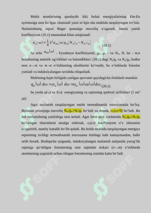 Lazerlar va nochiziqli optika 5