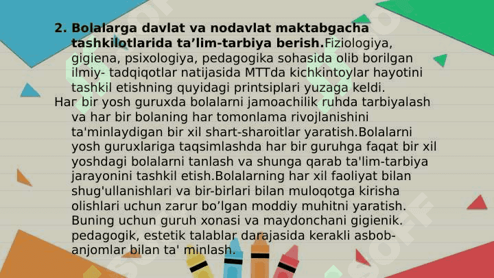 MAKTABGACHA TA'LIM TASHKILOTLARIDA METODIK ISHLARNI TASHKIL ETISH VA RAHBARLIK QILISH 3