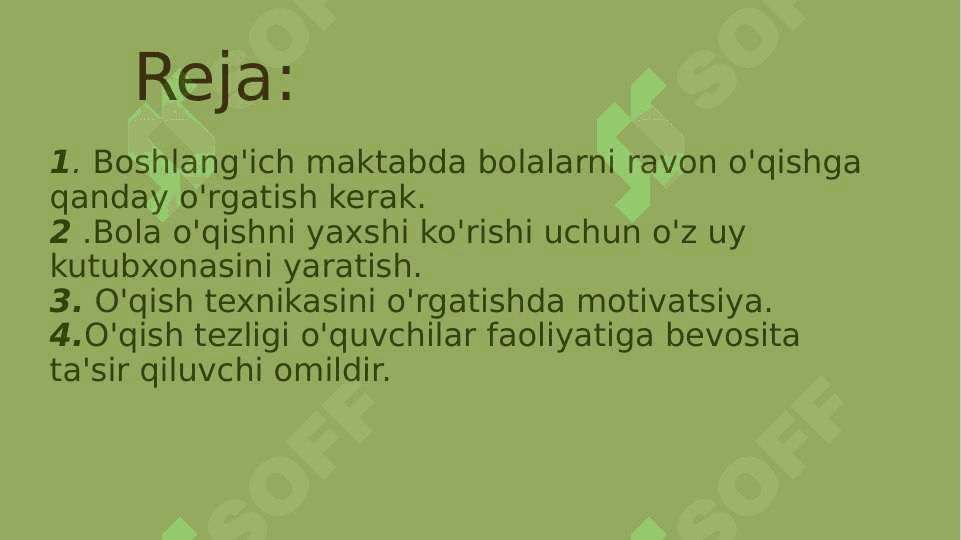 Bolalarni tez o`qishga o`rgatish usullari 2
