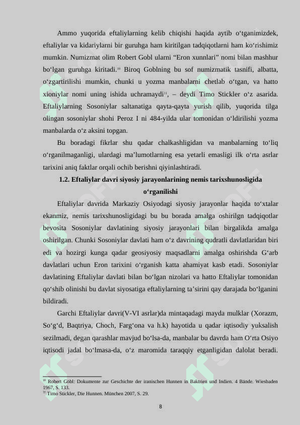 OʻRTA OSIYO TARIXINI NEMIS TARIXSHUNOSLIGIDA OʻRGANILISHI 8