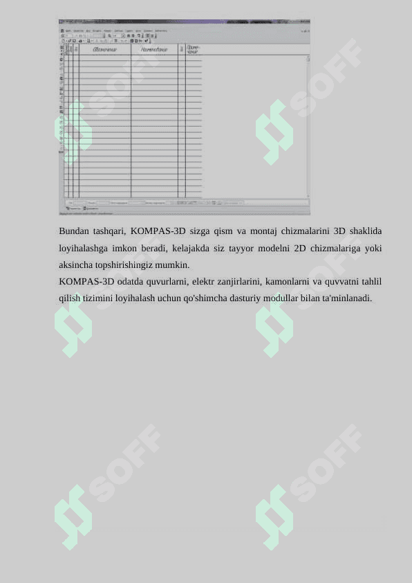 AUTO CAD Kompas dasturlarida chizmalarni taxrirlash 3