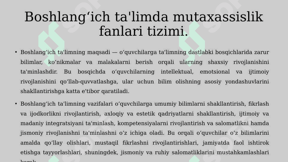 MUTAXASSISLIK FANLARNI O'QITISH SHAKLLARINING UMUMIY TAVSIFI 4