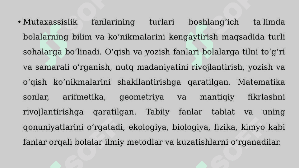 MUTAXASSISLIK FANLARNI O'QITISH SHAKLLARINING UMUMIY TAVSIFI 5