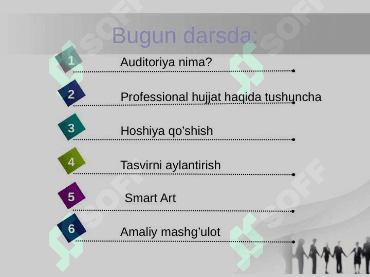 Hujjatlarni auditoriya uchun moslash 2