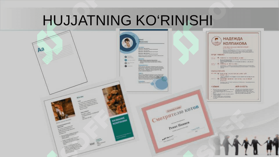 Sahifani formatlash buyruqlaridan foydalanish. Print preview buyrug‘idan foydalanish 2