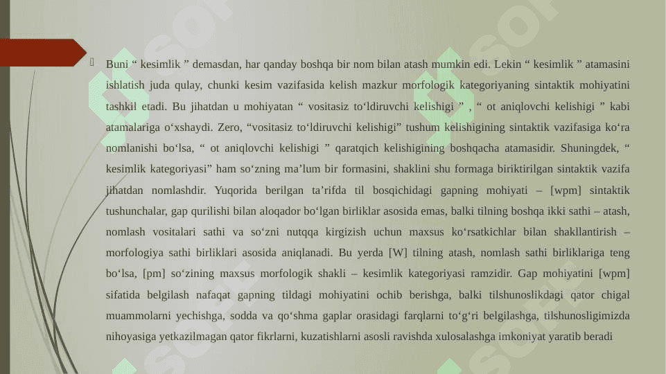 Zamon shakllarining gap qoliplarini kengaytirishi.Sodda gap va uning qoliplari. 4