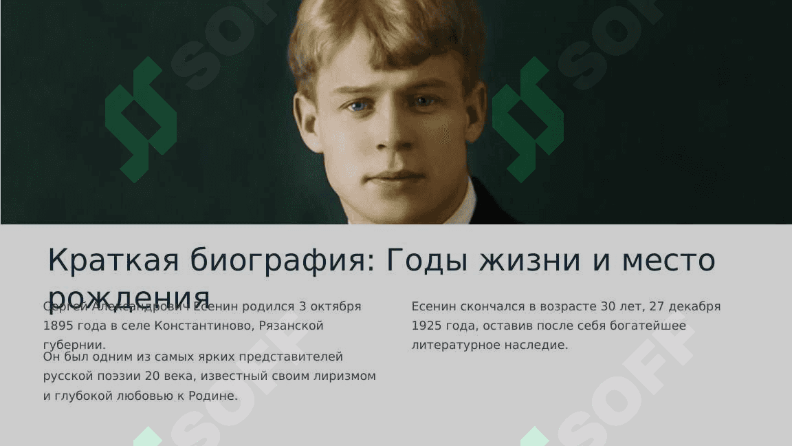 Есенин Сергей Александрович 3