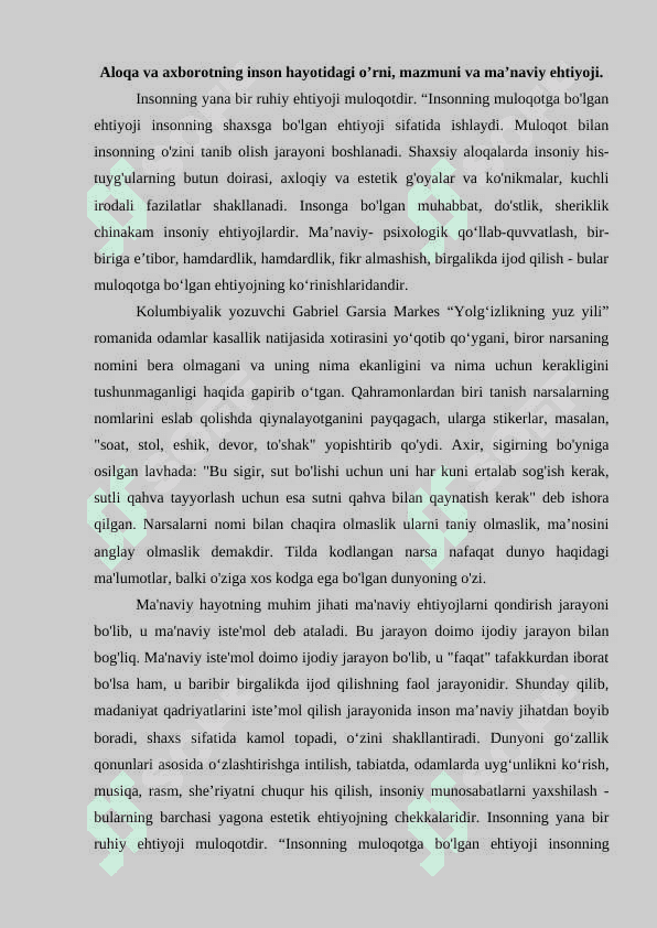 Axborot almashuvining kommunikativ xususiyati 5